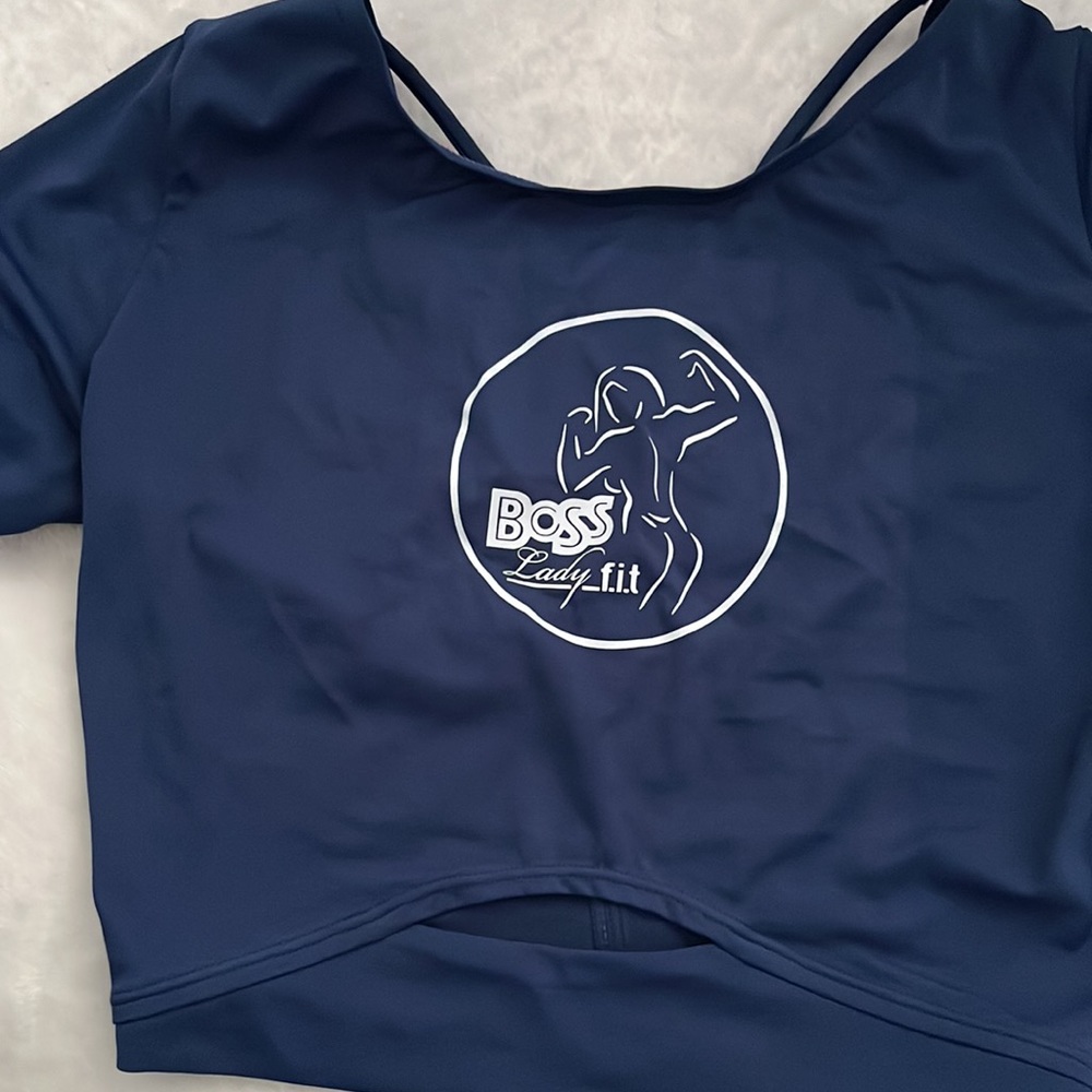 Dark blue workout shirt - Picture 4 of 4